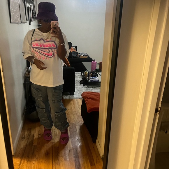 Plush Purple Bucket Hat - Picture 5 of 6